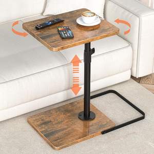Table de canapé pour télévision, hauteur réglable à 360° ° Table d'appoint pivotante pour canapé, pour manger, ordinateur portable, canapé, lit, dîner ou espace - Product Image 1