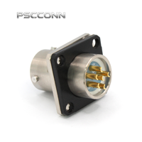 Connecteur industriel circulaire PSCCONN série Y50X 6 7 8 12 broches, prise et prise de courant aviation étanches IP67