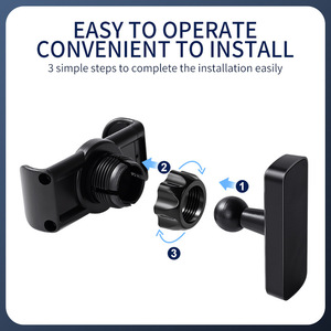 Soporte Magnético Universal para Teléfono, de ABS y Silicona, con Rotación de 360°, Liberación con un Toque, Flexible, para Escritorio y Auto, Gran Venta - Product Image 4