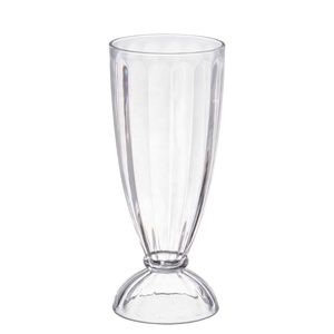Taza <span class=keywords><strong>de</strong></span> plástico transparente e irrompible para batidos, para helados, venta al por mayor - Product Image 1