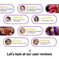 Mini-Vibrator Vibrierende Eier mit 10 Vibrationsmodi Neues Design Silikon G-Punkt Klitoris Brustwarzen Massagegerät