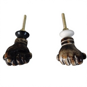 Best Quality Eco-Friendly Minimalist Design Resin Hand Shape Multifunctional Door Cabinet <b>Knobs</b> <b>for</b> Kitchen <b>Dresser</b>-Best Price - Product Image 1