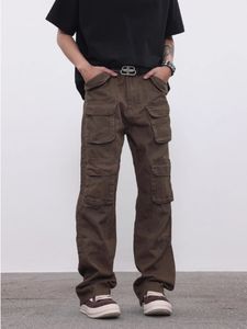 GDTEX Jeans en denim personnalisés pour hommes jeans cargo pour hommes pantalons cargo multi-poches de haute qualité pour hommes - Product Image 4