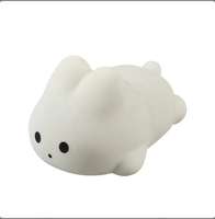 Usine directe USB Rechargeable personnage de dessin animé Silicone veilleuse couleur chaude champignon projetant pour chambre d'enfants