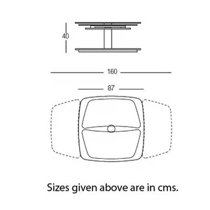 <span class=keywords><strong>Table</strong></span> de cocktail extensible moderne <span class=keywords><strong>en</strong></span> céramique et <span class=keywords><strong>verre</strong></span> <span class=keywords><strong>avec</strong></span> mécanisme rotatif innovant pour le salon - Product Image 6