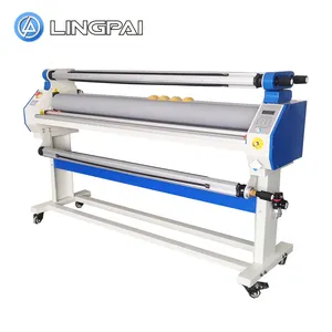 Lingpai LP1700-T1 1700 Harga Murah laminator dingin dan hangat otomatis dengan alat pemotong