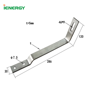 Support de fixation solaire en acier inoxydable SUS304 pour tuiles, testé anti-salpétres, pour montage sur toiture résidentielle européenne - Product Image 2