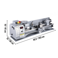 220*600/220*750MM Mini tour de précision Version de luxe Mini tour Machine pour métal