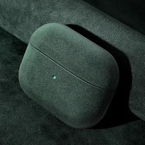 Lussuoso assorbimento degli urti per custodia per auricolari alcantara resistente al calore Airpods Pro 3 cover in morbida pelle per custodia AirPods 1/2