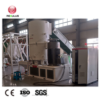 Machine de recyclage de tissus non tissés en plastique PP Densifer Melter Granule semi-plastifié faisant granulateur granulateur agglomérateur