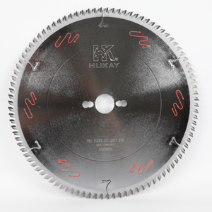 <span class=keywords><strong>Lame</strong></span> de <span class=keywords><strong>scie</strong></span> TCT efficace pour contreplaqué et MDF, à pointe en carbure, 96 dents, soudée haute fréquence, certifiée TUV et auditée MPA - Product Image 6
