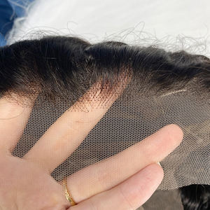 Perruque Lace Front Wig naturelle bouclée, cheveux humains, Deep Loose Wave Bang, 13x4, 13x6, 18 <span class=keywords><strong>20</strong></span> 22 26 28 30 pouces, vente en gros - Product Image 5