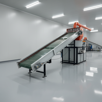 Machine de recyclage et de traitement des vitres de pare-brise usagées et du verre feuilleté pour bâtiments