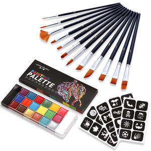 Paleta de pintura facial <span class=keywords><strong>Para</strong></span> mujer, kit de pintura facial Uv, 20 colores, venta al por mayor - Product Image 4