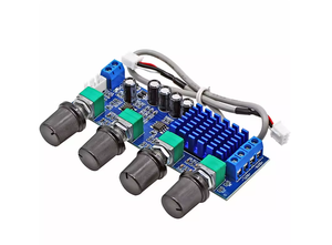 לוח מגבר שמע עשה זאת בעצמך 2*80W מודול כוונון בס/אמצע/טרבל בעל עוצמה גבוהה DC12-24V - Product Image 3