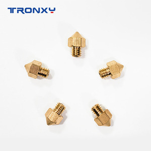 หัวฉีดทองแดง Tronxy MK8 ขนาด 0.2 มม. 0.4 มม. 0.6 มม. 0.8 มม. - Product Image 3