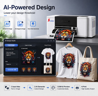 Imprimante DTF pour la personnalisation de cadeaux, machine d'impression de bureau, contrôle par téléphone, conception IA, petites séries