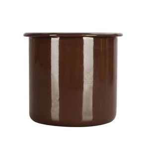 Taza de Metal Esmaltada de 18oz Personalizada por Sublimación, Taza de Camping con Logotipo Personalizado y Borde Negro, Emaille Becher, Caneca Esmaltada de 11oz - Product Image 2
