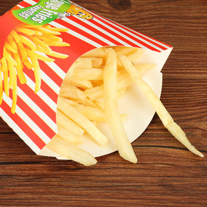 Boîte à frites biodégradable haut de gamme, tendance, recyclable, couleur fixe, pelliculage mat, pour aliments chauds de festival - Product Image 3