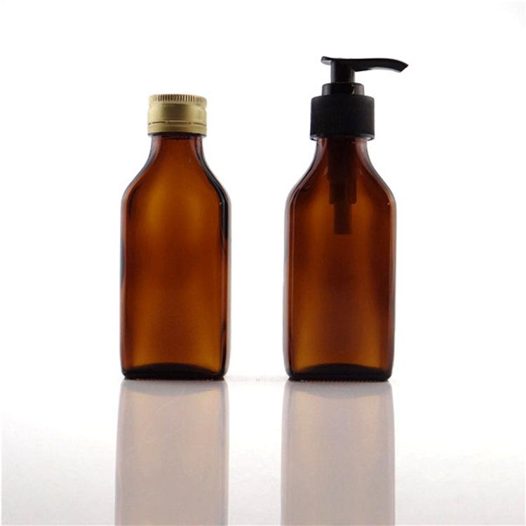 Лидер продаж, фармацевтический Янтарный стеклянный флакон сиропа от кашля, 100 мл