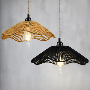 <span class=keywords><strong>Paralume</strong></span> Artigianale <span class=keywords><strong>in</strong></span> Rattan Intrecciato a Mano, <span class=keywords><strong>Corda</strong></span> di Canapa, Eleganza Rustica Sottile per Decorazione Casa - Product Image 3