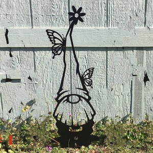 Décoration de jardin Design classique Père Noël Dessin animé Jardin Plugin Piquet Ornement - Product Image 2