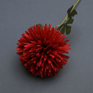 ดอกไม้ประดิษฐ์จากพลาสติกสีแดงจริงสำหรับตกแต่งบ้านและสำนักงานดอกบัวปาร์ตี้งานแต่งงานงานวันคริสต์มาสจบการศึกษา - Product Image 4