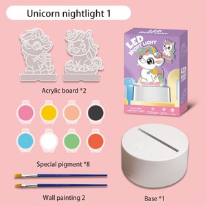 Nueva Lámpara de Mesa DIY para Niños, Sorpresa, Bestseller, Lámpara de Mesa LED para Pintar, Luz Nocturna para Atraer la Abundancia, Regalos para Niños - Product Image 2