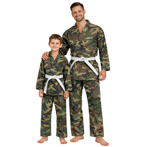 Custom 2026 Camouflage Martial <b>Arts</b> Gi Uniform <b>Set</b> for Men Adults Front Logo 100% Cotton Karate Training Suit Wholesale Supplier - Product Image 1