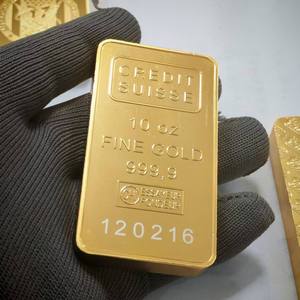 उच्च गुणवत्ता वाले तांबे के पीतल ने 10 औंस बुलियन गैर-चुंबकीय स्मारिका उपहार 3 डी धातु सिक्का प्लेटेड वर्ग बार बनाया - Product Image 6
