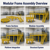 Profils Pultrudés GRP pour Bâtiments Industriels – Système de Cadre Modulaire Certifié Sécurité pour la Fabrication d'Infrastructure Structurelle