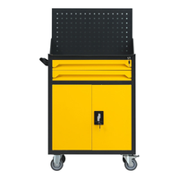 Chariot à outils mobile d'atelier, armoire à outils à roulettes universelles, boîte à outils robuste à tiroirs pour la réparation automobile et la maintenance