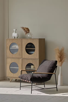 Meubles de design scandinave Wabi Sabi, fauteuil confortable de luxe, fauteuil de détente, canapé