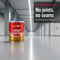 Peinture époxy pour sols à base d'eau, haute qualité, pour entrepôt, deux composants, anti-huile, peinture industrielle pour sols, revêtement de sol