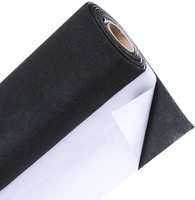 Vente chaude Naturel Blanc Auto-Adhésif Dos Collant Velours Tissu Feutre De Laine 30mm Bande Grand Prix Tissé Fait Polyester PP