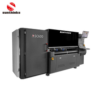 Sunthink SC600 Printer Inkjet Single Pass, ukuran besar Digital, lebar cetak 600mm dengan HP A3, mesin cetak karton