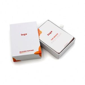 Custom <b>Card</b> Game Rigid <b>Box</b> Cmyk Printing Paper Playing Entertainment Affirmation <b>Cards</b> Motivational Words - Product Image 1