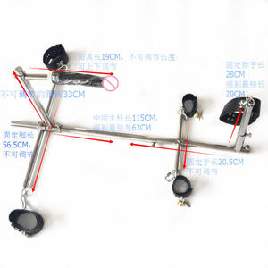 Pillory Bondage met nekband SM-bevestigingsframe met hand- en enkelboeien seksmachine voor koppels - Product Image 6