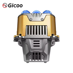 เลนส์โปรเจคเตอร์เลเซอร์ Bi-LED ขนาด 3.0 นิ้ว Gicoo สำหรับไฟตัดหมอกรถยนต์ 6000K 12V H4/H7/H11 5 ลำแสง ใช้ได้กับรถยนต์ทั่วไป - Product Image 3
