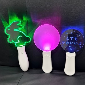 Lampes à main lumineuses en acrylique, 15 couleurs, LED, activées par le son, accessoires de scène pour fans - Product Image 3