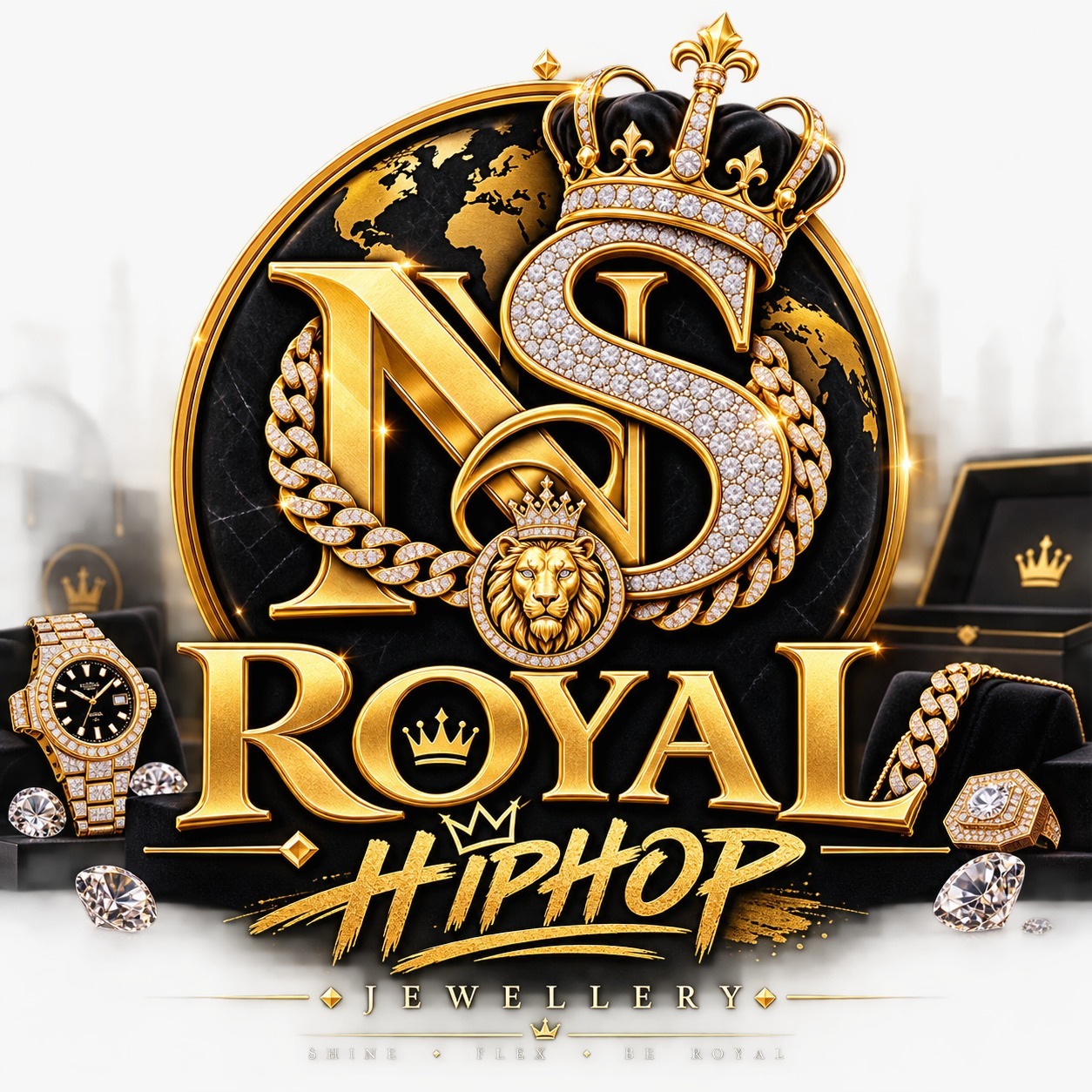 NS ROYAL logo