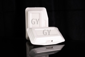 Cajas de Espuma Desechables para Alimentos, Contenedores de Espuma para Comida, Caja de Espuma para Comida Rápida, Caja para Desayuno, Contenedores para Almuerzo - Product Image 2