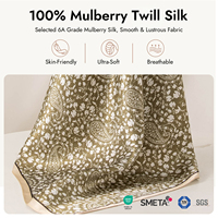 Écharpe en satin 100% Soie de Mûrier Vert Olive à Motif Floral Paisley, Faible MOQ, OEM ODM, Échantillon en 7 jours, Ourlet Personnalisé, Foulard pour Femme