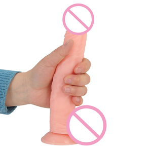 Vente en gros de pénis en PVC de qualité médicale masturbation féminine jouets sexuels 9.8 pouces gode bite avec balle et ventouses pour usage féminin - Product Image 1