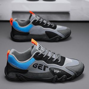 Baskets de sport blanches tendance pour hommes, respirantes en toile, chaussures de travail d'été avec doublure en maille, style coréen, polyvalentes, protection du travail - Product Image 2
