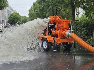 Bomba de Água <span class=keywords><strong>Diesel</strong></span> Assistida por Vácuo de Alta Pressão, Bomba de Drenagem Fixa para Mineração, Construção, Agricultura e Controle de Inundações - Product Image 6