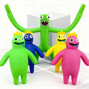 Rainbow Friends Compression Toys, Elastic Stress Relief Toys, Soft and Compressible Sensory Toys, <b>used</b> for relieving stress - Product Image 1