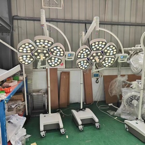 Điện thoại di động điện <span class=keywords><strong>LED</strong></span> phẫu thuật không bóng đèn hoạt động cánh hoa hình đứng khẩn cấp Nhà hát kiểm tra ánh sáng y tế - Product Image 4