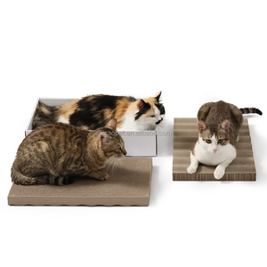 Zhizao KB30-Z6 Tempat Tidur Kucing Bentuk Kotak Modern Ramah Lingkungan Desain Khusus Bahan Berbasis Kertas Kemasan Karton - Product Image 3