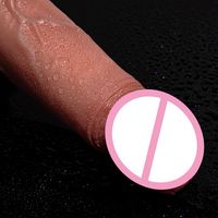 Dildo en silicone ultra réaliste avec texture, forme féminine conçue par des artisans pour une sensation immersive et une expérience réaliste